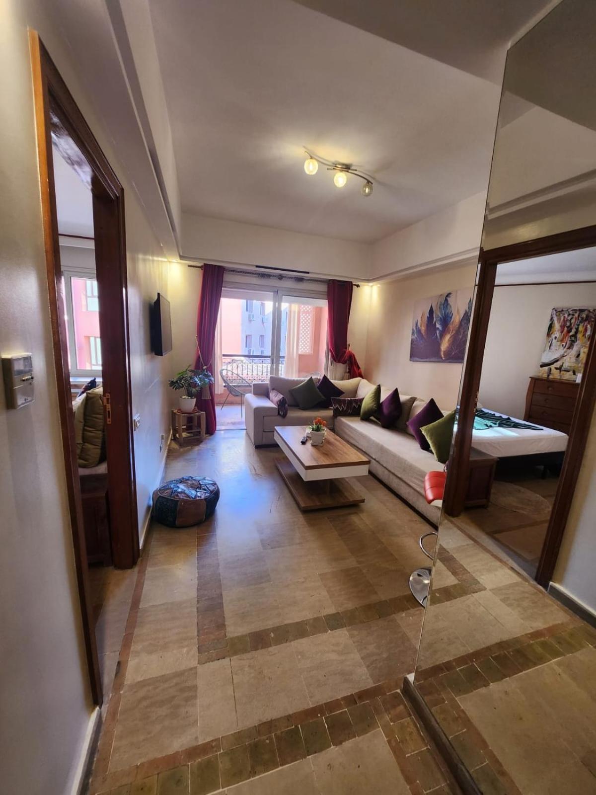 Appartement Patio Centre Gueliz Marrakesh Bagian luar foto