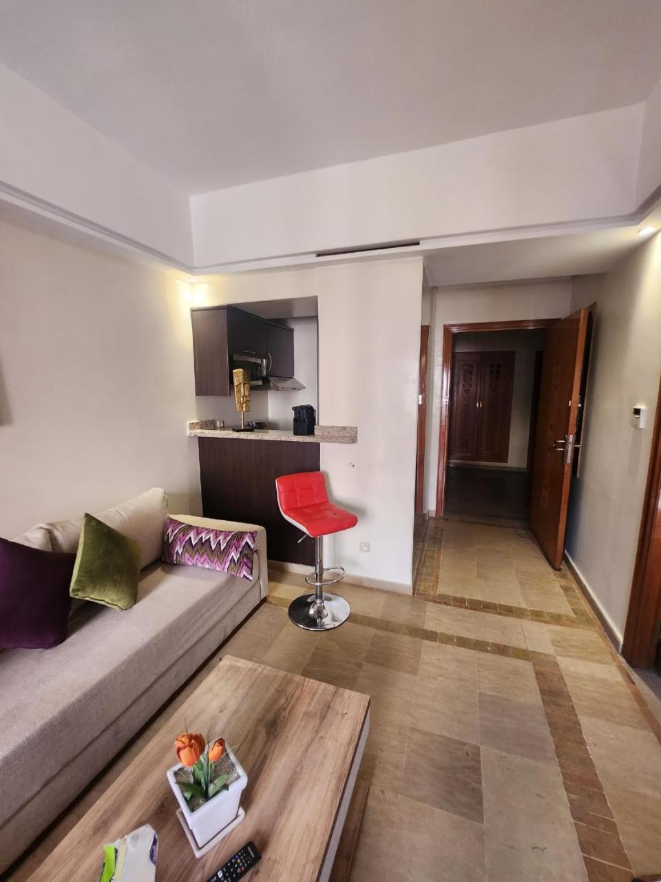 Appartement Patio Centre Gueliz Marrakesh Bagian luar foto