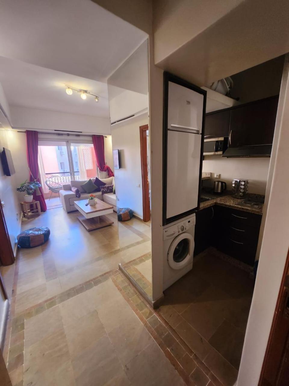 Appartement Patio Centre Gueliz Marrakesh Bagian luar foto
