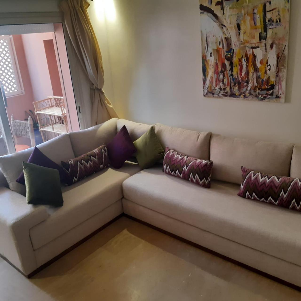 Appartement Patio Centre Gueliz Marrakesh Bagian luar foto